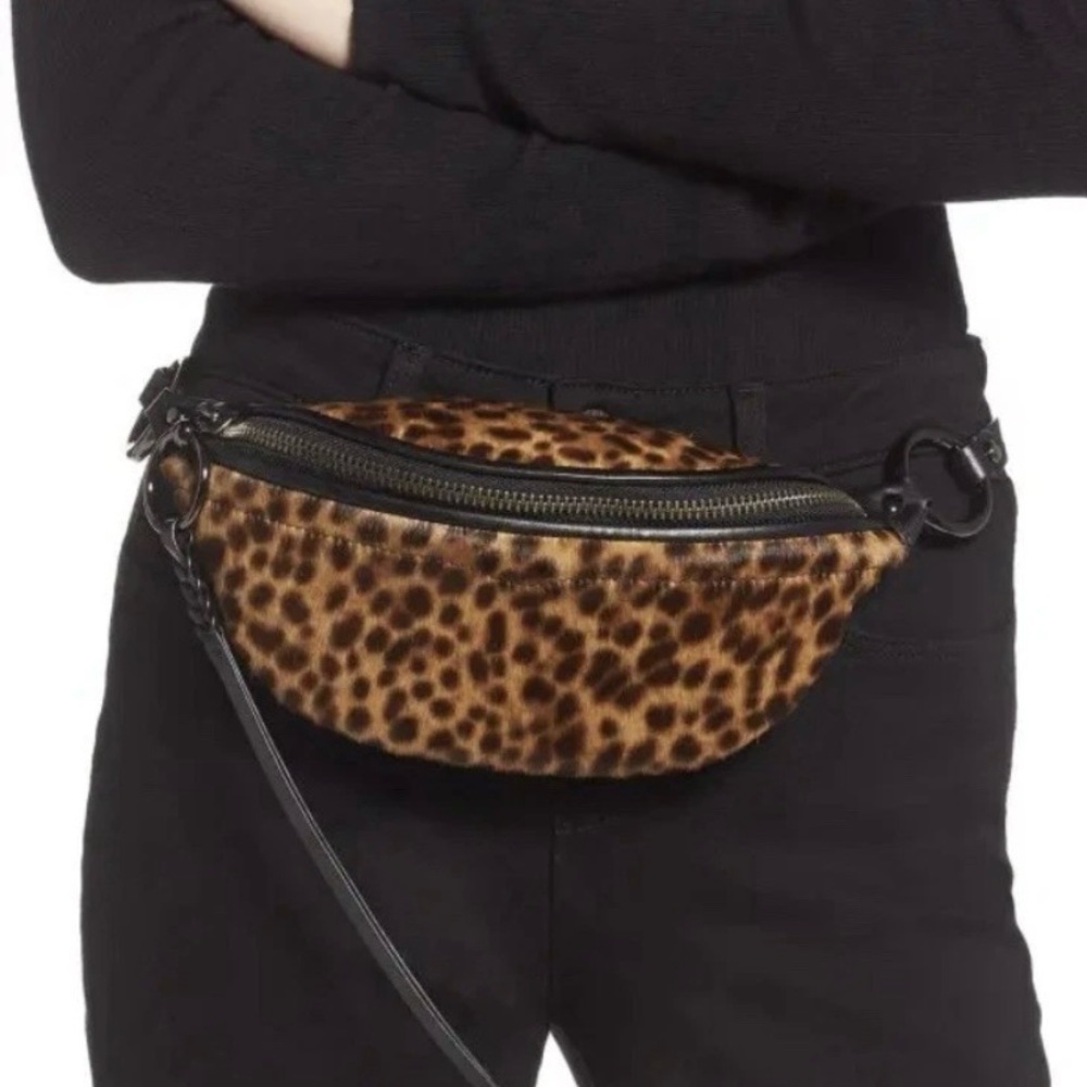 Rebecca Minkoff Bree Belt Bag – Leopard Haircalf - Picture 5 of 12